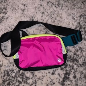 Lululemon neon colorblock everywhere belt bag